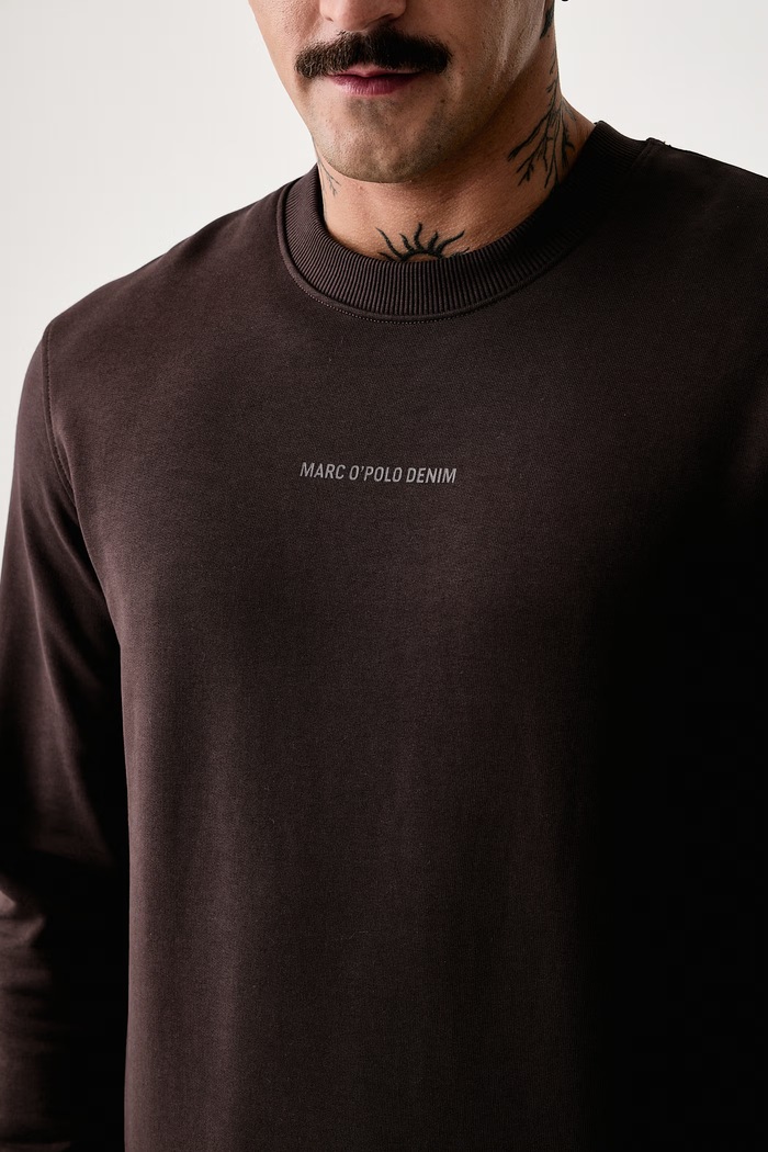 Bluza męska bawełniana Marc O'Polo 5000012418 brązowy