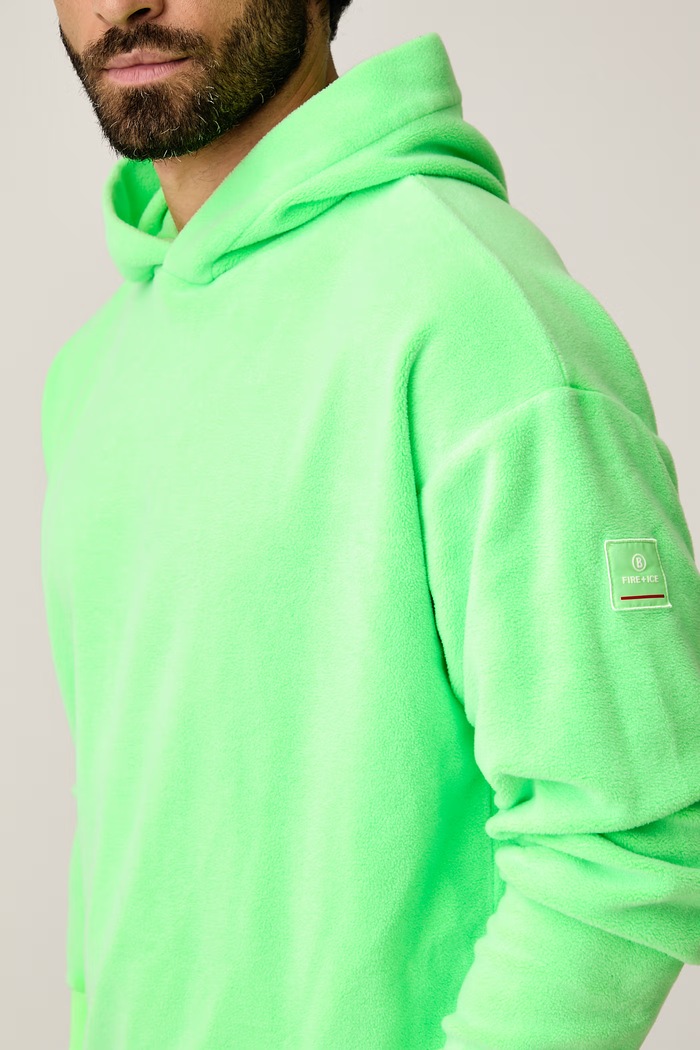 Bluza polarowa męska ILARIO BOGNER Fire+Ice 84371741 zielony