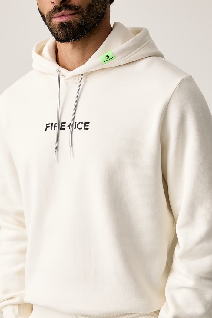 Bluza z kapturem męska bawełniana COVELL BOGNER Fire+Ice 84347240 beżowy