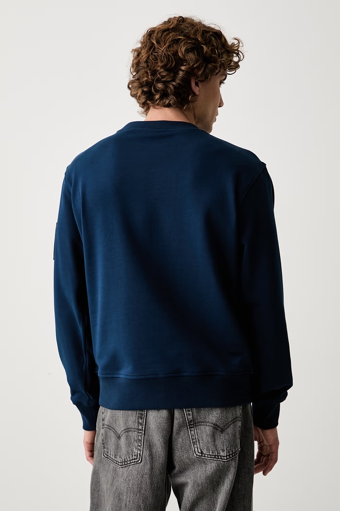 Odzież MOOSE KNUCKLES bluza męska bawełniana M35MS706 granatowy
