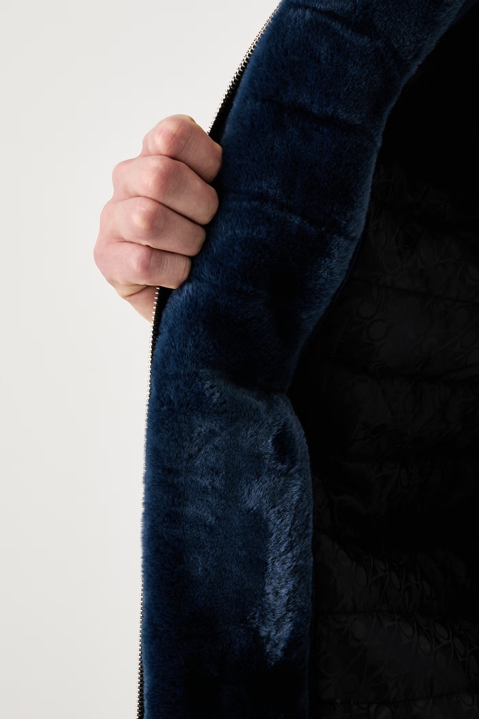MOOSE KNUCKLES bluza rozpinana z kapturem z bawełną M32MS600