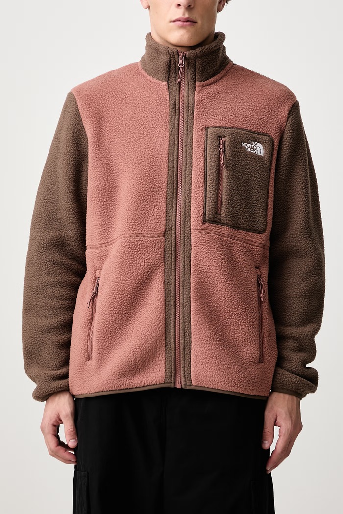 Yumiori Full Zip bluza polarowa męska The North Face brązowy NF0A883RTF01