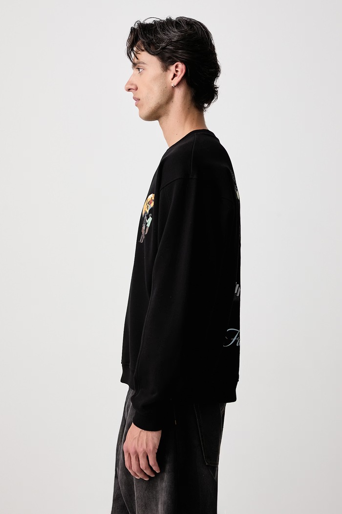 Bluza bawełniana męska Filling Pieces 422630501360 czarny
