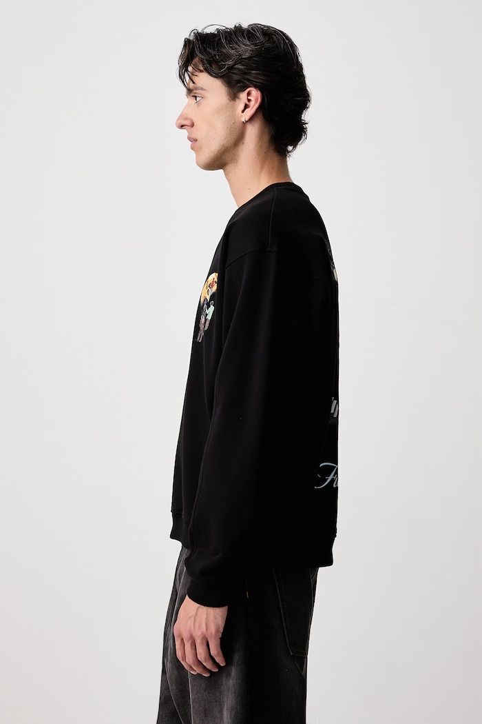 Bluza bawełniana męska Filling Pieces 422630501360 czarny