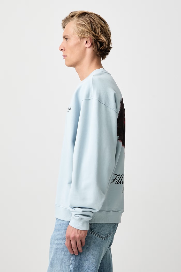 Bluza bawełniana męska Filling Pieces 422630501388 niebieski