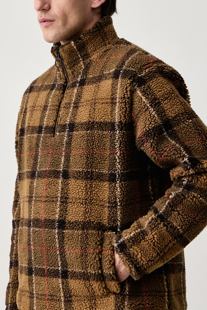 Bluza męska polarowa Hartley Barbour MFL0227 beżowy