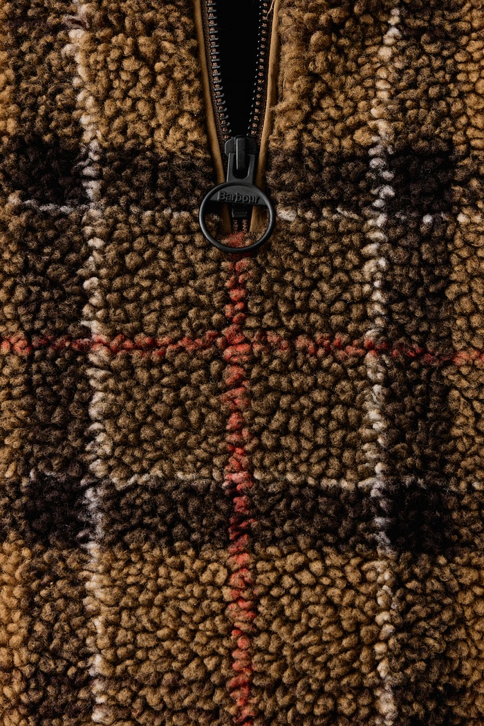 Bluza męska polarowa Hartley Barbour beżowy MFL0227