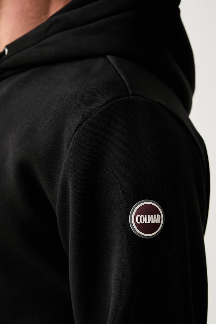Colmar bluza rozpinana z kapturem męska z bawełną 62000049R.1WX czarny