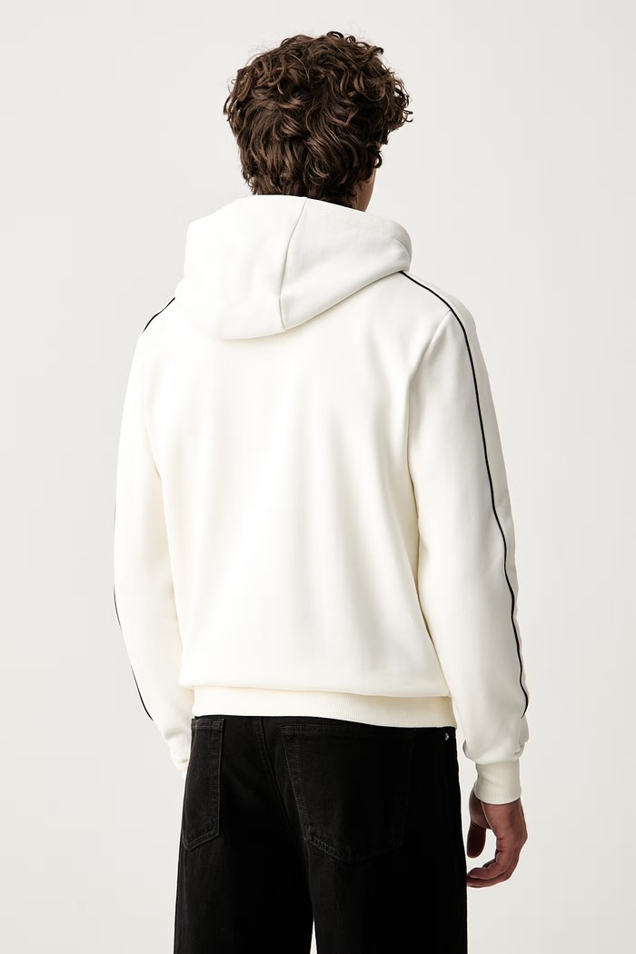 Odzież Colmar bluza rozpinana z kapturem męska z bawełną 62000017.3LN beżowy