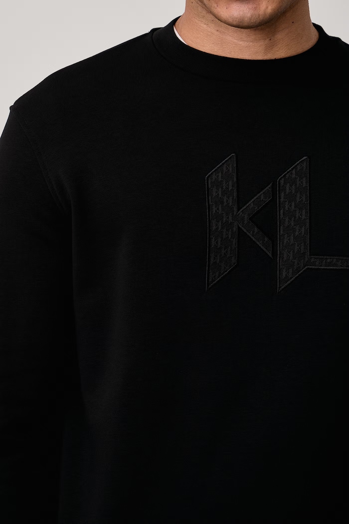 Суичър мъжки с памук Karl Lagerfeld 564910.705013 черен