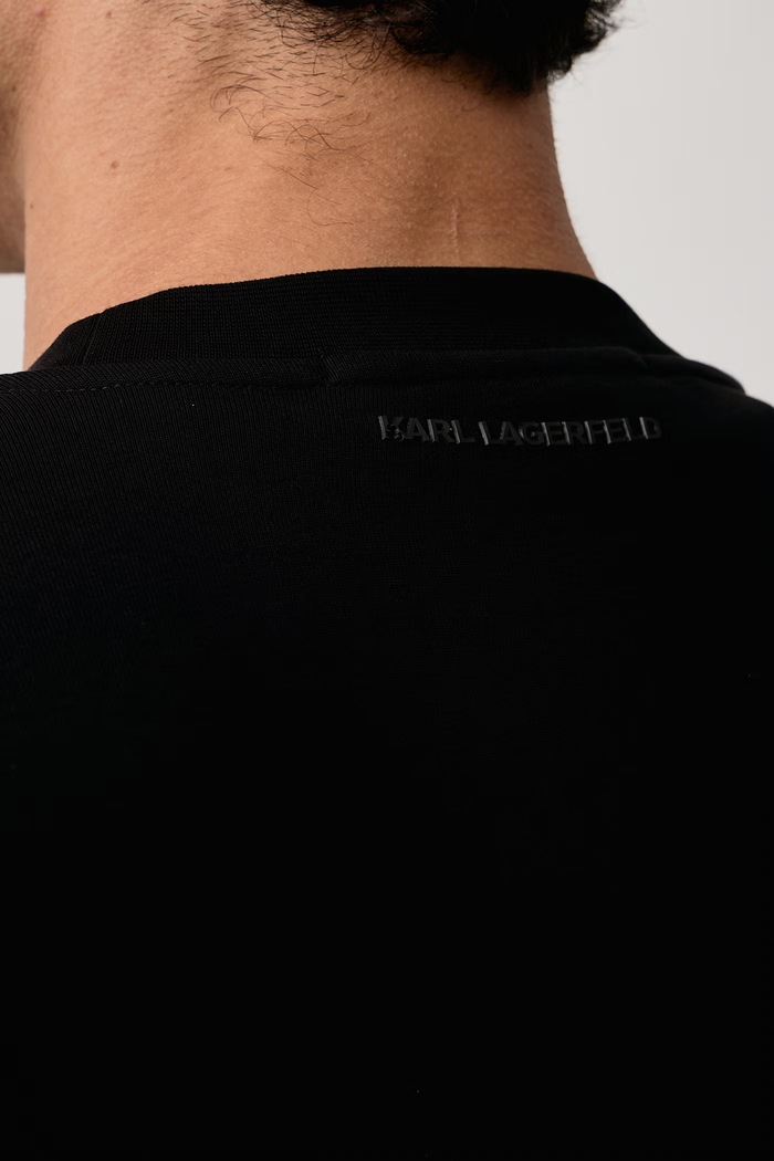 Суичър мъжки с памук Karl Lagerfeld черен 564910.705013