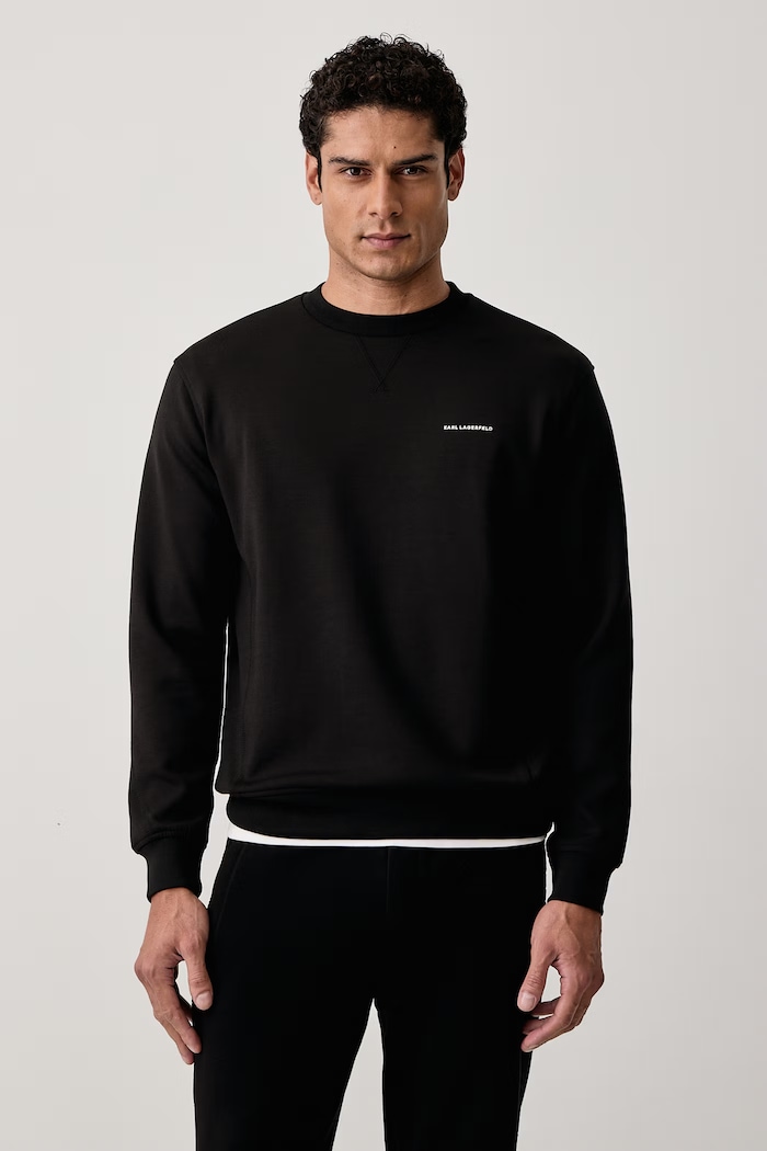 Karl Lagerfeld Суичър мъжки черен 564902.705016