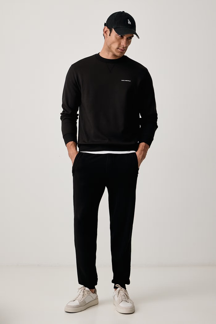 Karl Lagerfeld Суичър мъжки 564902.705016 черен AW26