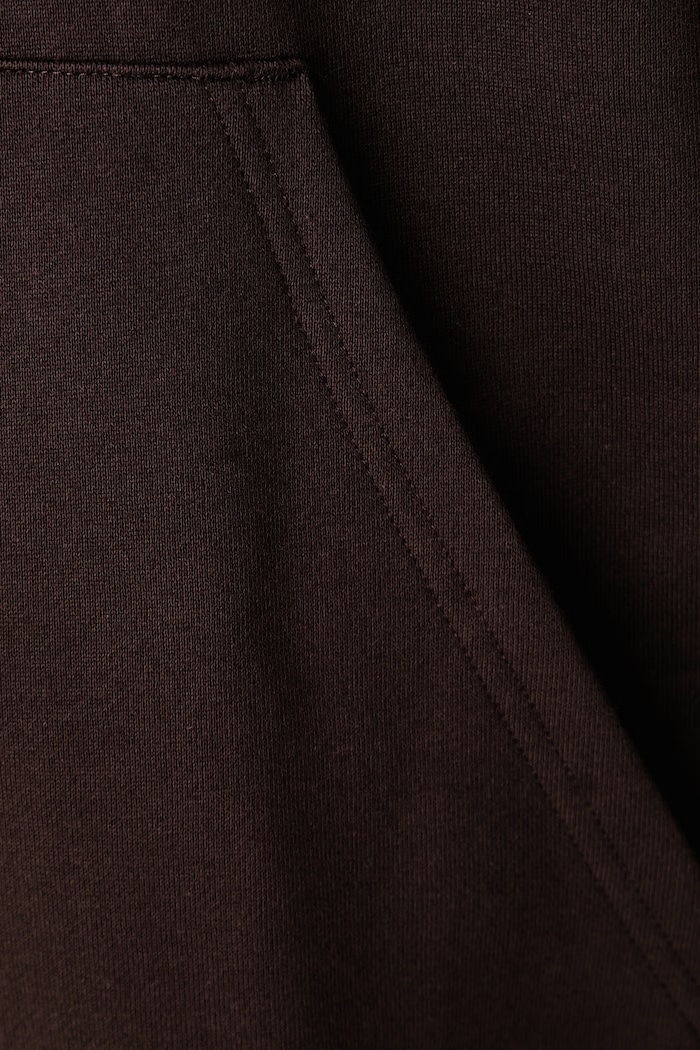 Bluza z kapturem męska z bawełną Trefoil Essentials adidas Originals brązowy LL1058