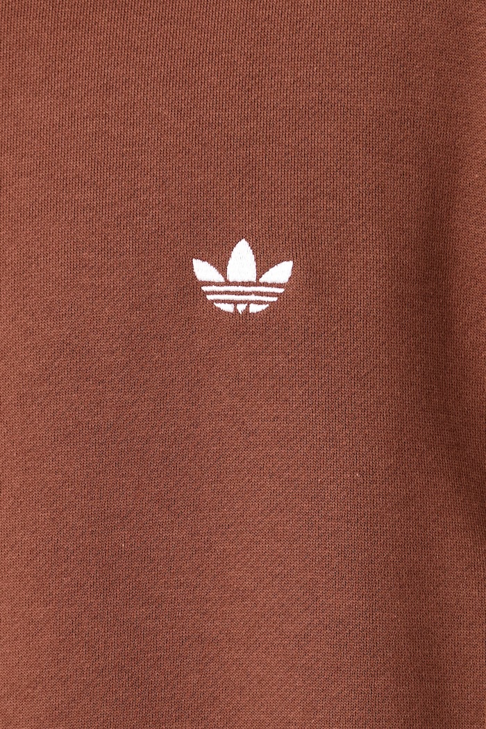 Bluza męska z bawełną Trefoil Essentials adidas Originals brązowy LL1047
