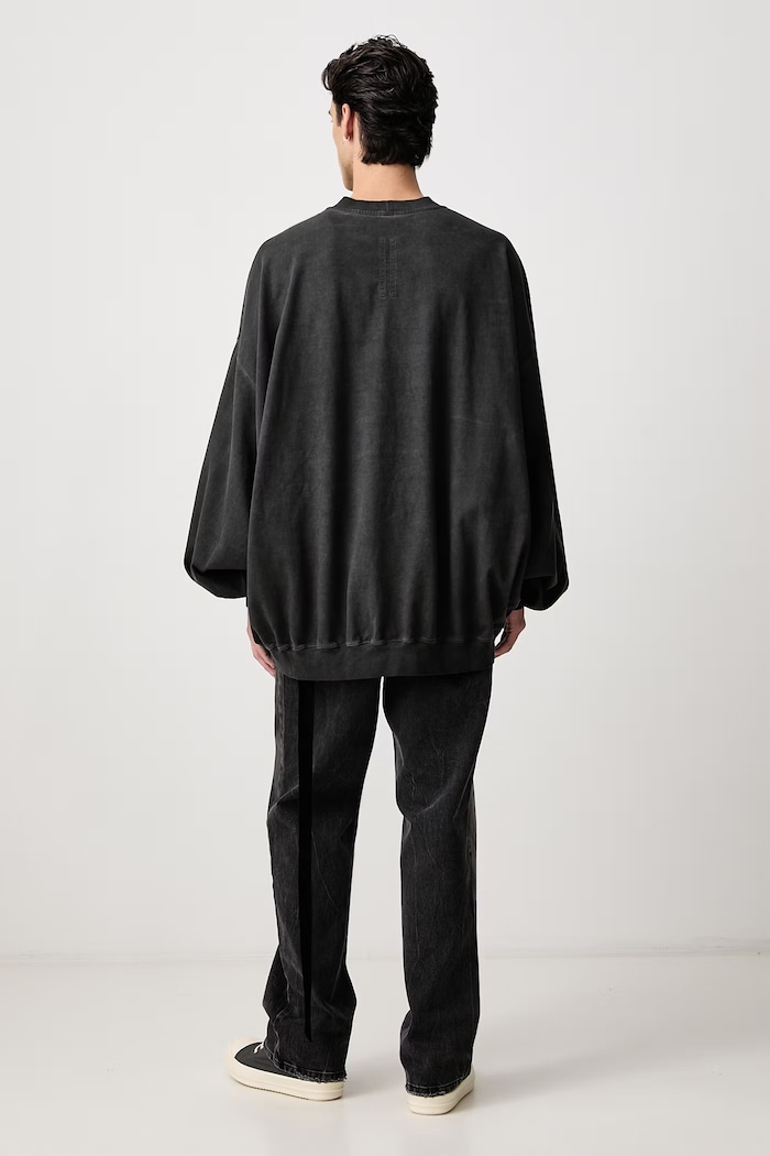 Îmbrăcăminte Rick Owens DRKSHDW Hun hanorac din bumbac pentru bărbați DU02F6267.RIGDP4 negru