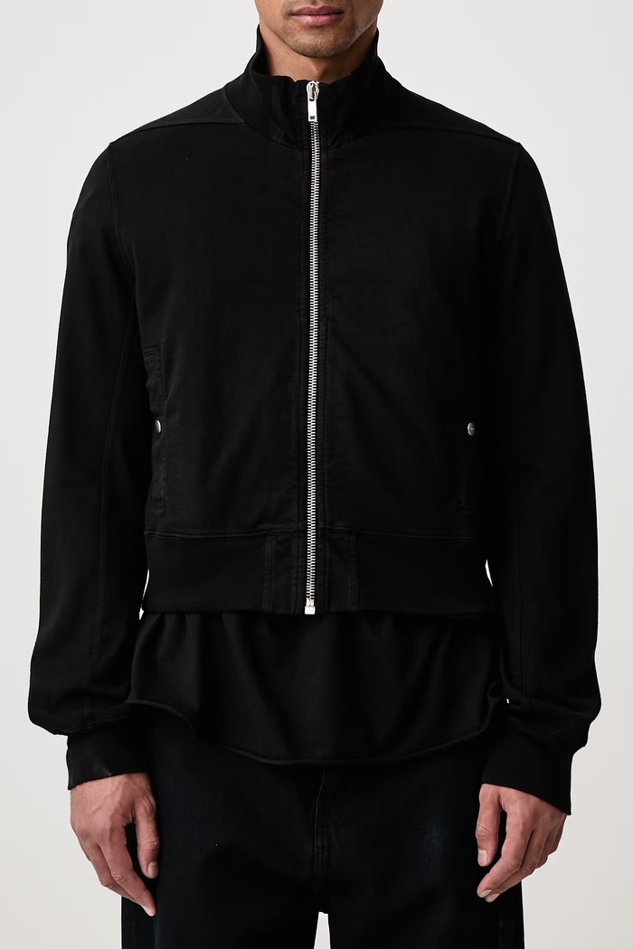 Rev Track hanorac din bumbac pentru bărbați Rick Owens DRKSHDW negru DU02F6289.RIG