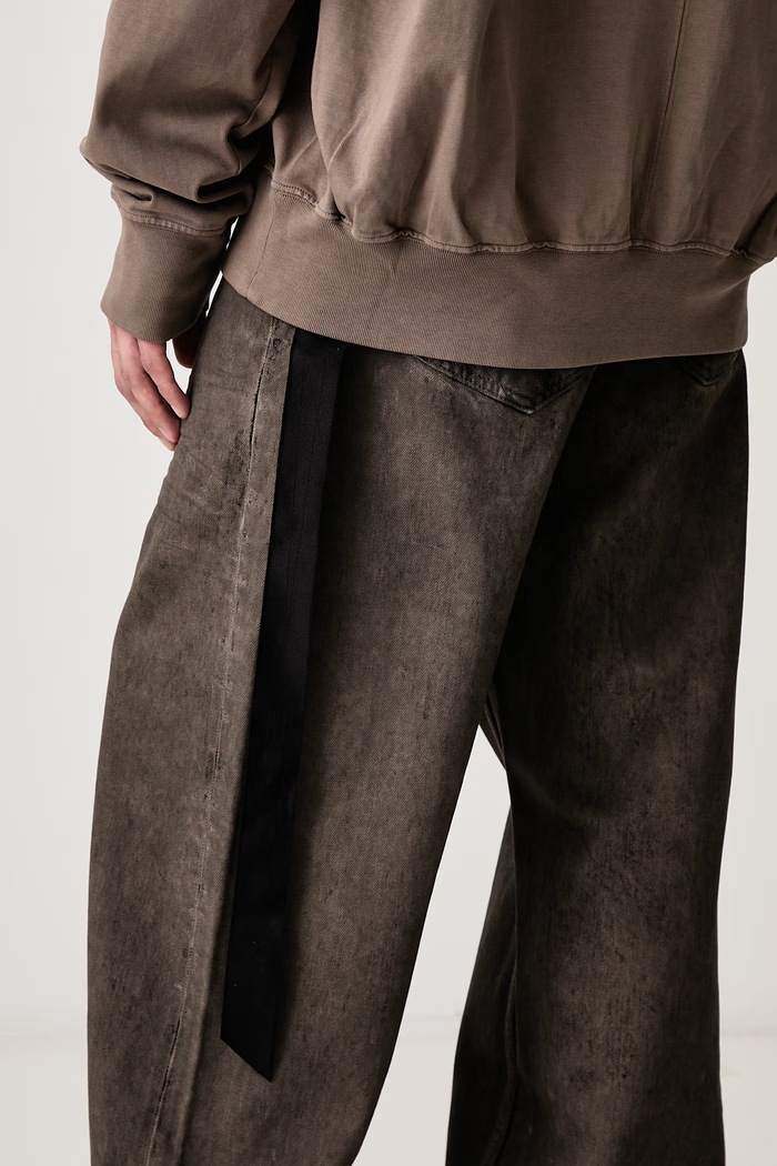 Rick Owens DRKSHDW Oversized mikina s kapucňou bavlnená pánska DU02F6262.RIGP