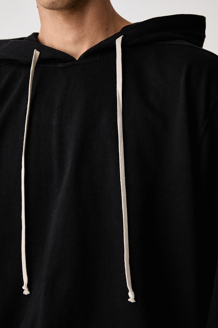Rick Owens DRKSHDW Oversized mikina s kapucňou bavlnená pánska DU02F6262.RIGP