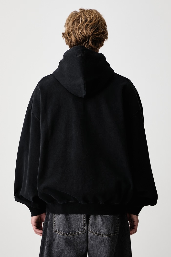 Odzież Vetements Vetements x Motorhead bluza rozpinana z kapturem bawełniana męska MH27ZU241B czarny