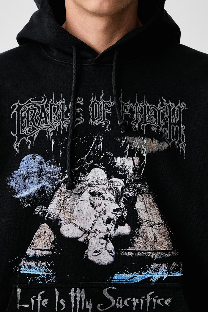 Vetements Cof Sacrifice bluza z kapturem bawełniana męska MH27HD205B