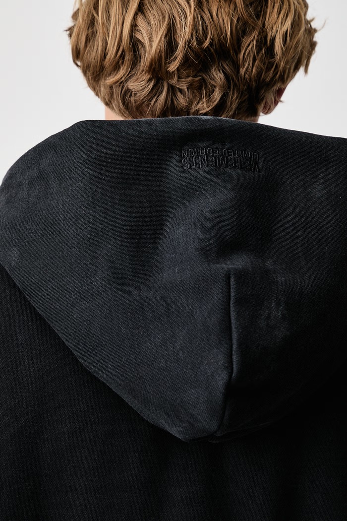 Vetements Puffed bluza z kapturem bawełniana męska MH27BJ170B