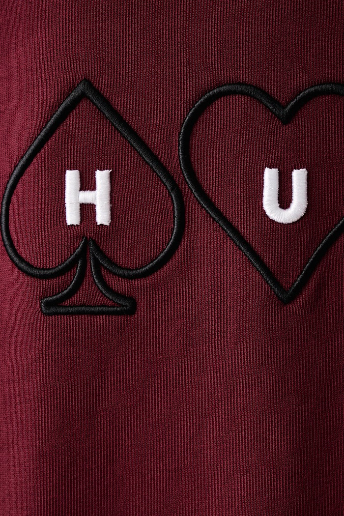 Bluza męska bawełniana Dewerlong HUGO bordowy 50568582