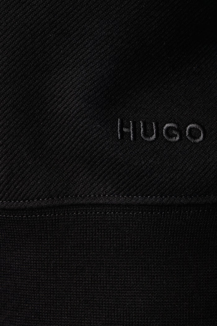 Μπλούζα ανδρική βαμβακερή Dalizip HUGO 50568307 μαύρο