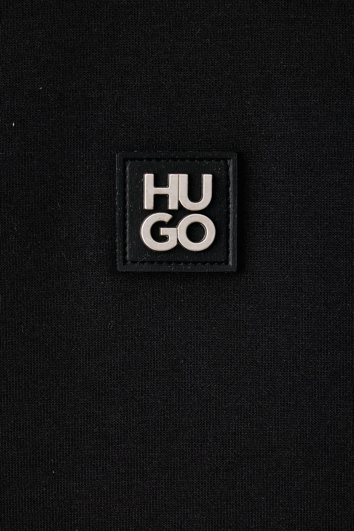 Мъжки с памук Deryhood HUGO черен 50567948