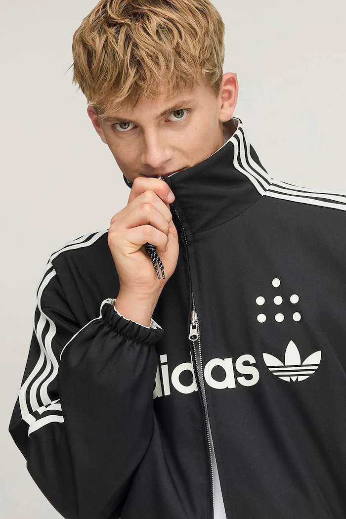 X SFTM кофта на застібці чоловіча adidas Originals LF5251 чорний