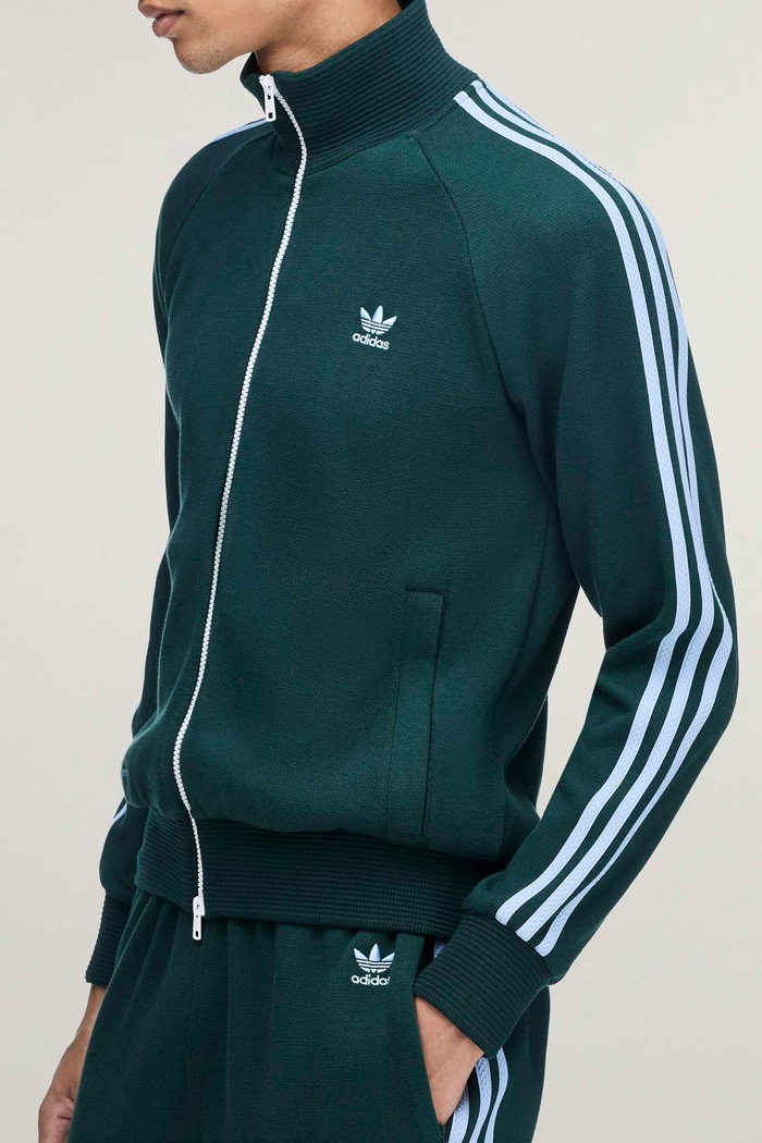 80s x Wales Bonner bluza rozpinana z kapturem męska adidas Originals HY5029 zielony