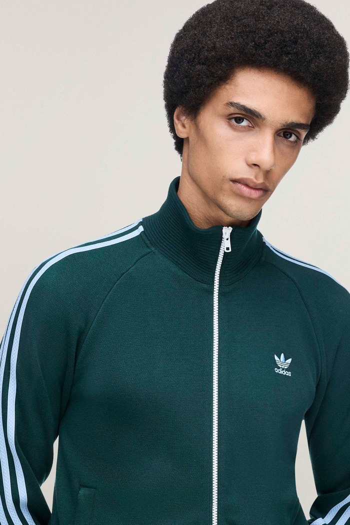 80s x Wales Bonner bluza rozpinana z kapturem męska adidas Originals zielony HY5029