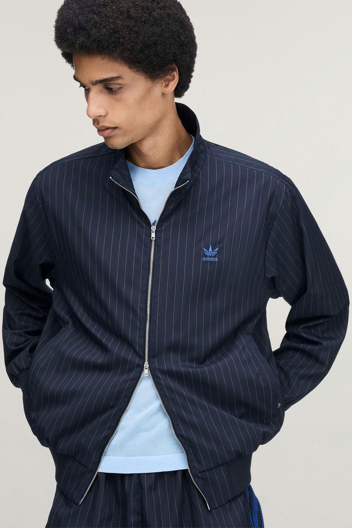 X Wales Bonner bluza rozpinana męska adidas Originals HY5026 granatowy