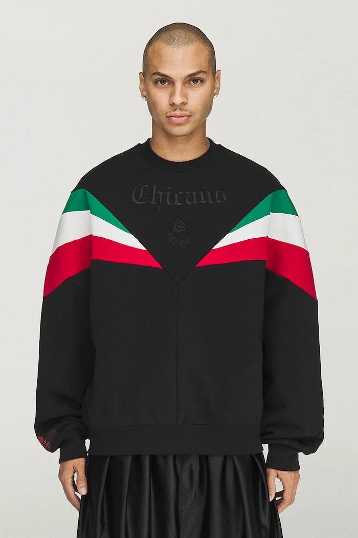 adidas Originals Chicano x Willy Chavarria sweatshirt with cotton Men's black LC8126