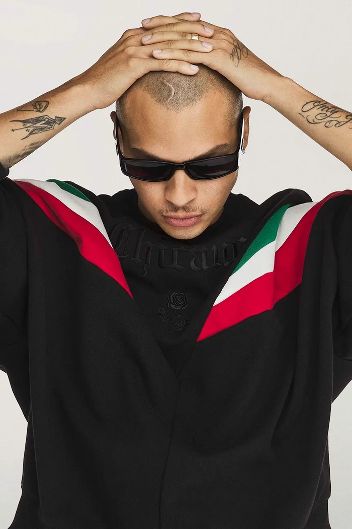 Chicano x Willy Chavarria sweatshirt with cotton Men's adidas Originals black LC8126