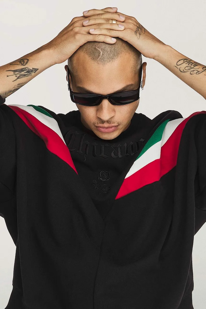 Chicano x Willy Chavarria sweatshirt with cotton Men's adidas Originals black LC8126