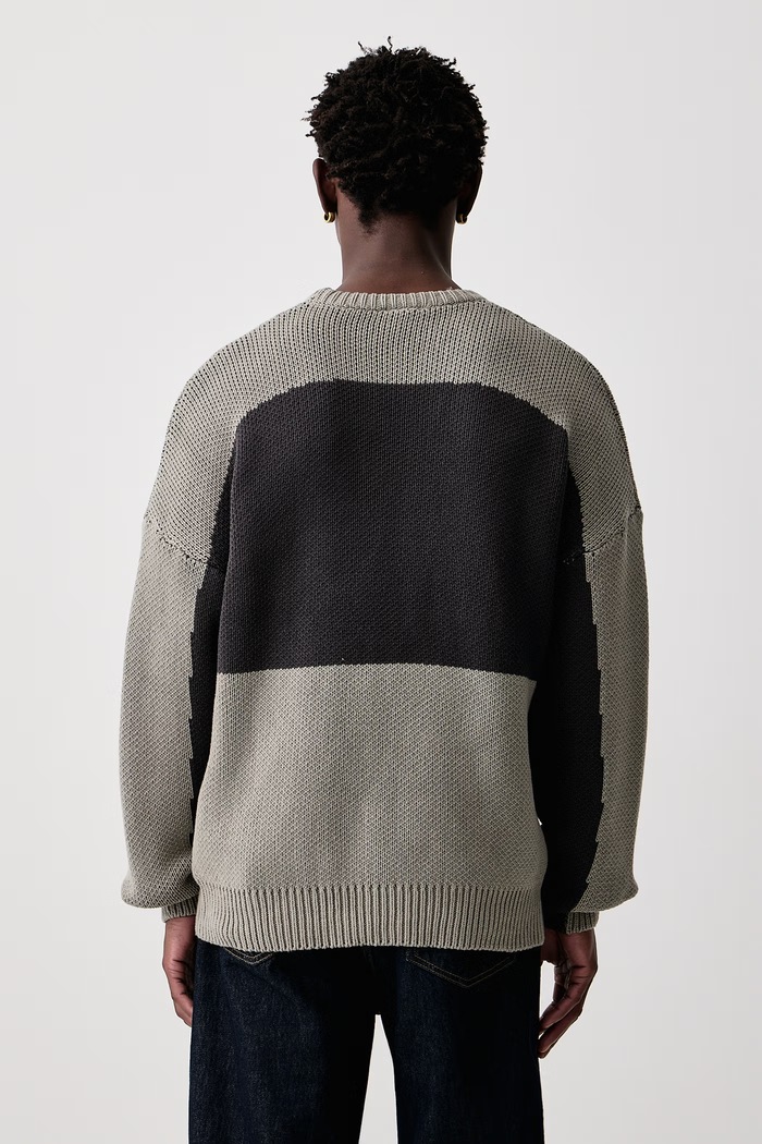 Odzież adidas Originals Cutline Chunky Knit sweter bawełniany męski KQ9490 zielony
