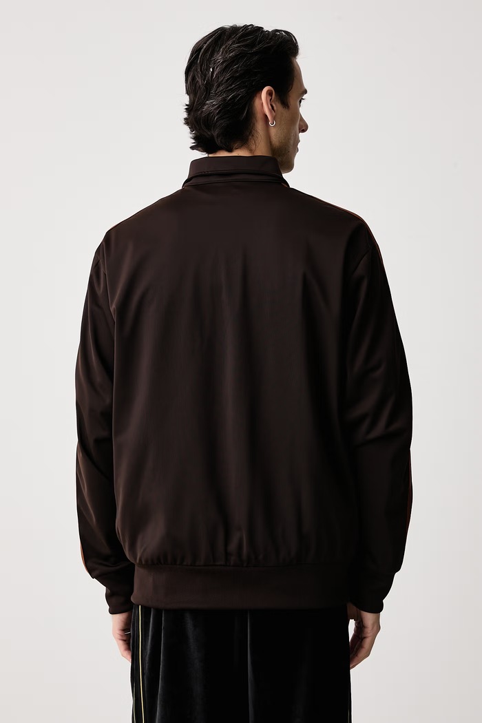 Odzież adidas Originals Bluza rozpinana męska Firebird KS7464 brązowy