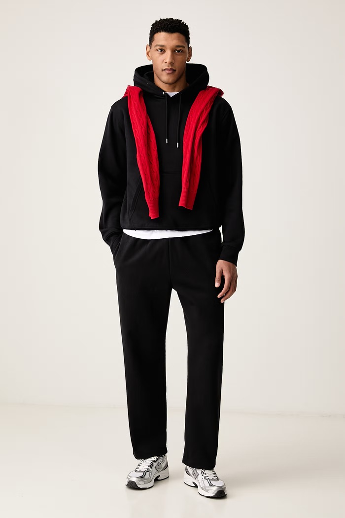 The North Face Bluza z kapturem męska z bawełną Graphic NF0A8H66JK31 czarny AW26