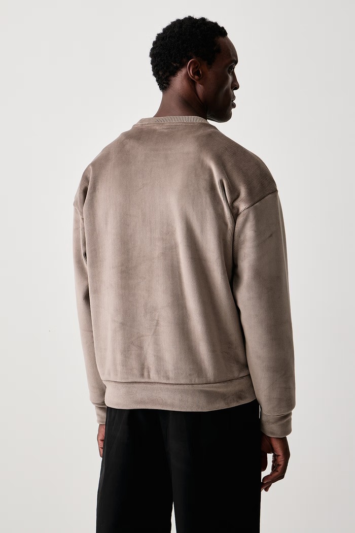Одежда BOSS Green Кофта для мужчин из велюра SW_Cord Sweat 50569778 зелёный