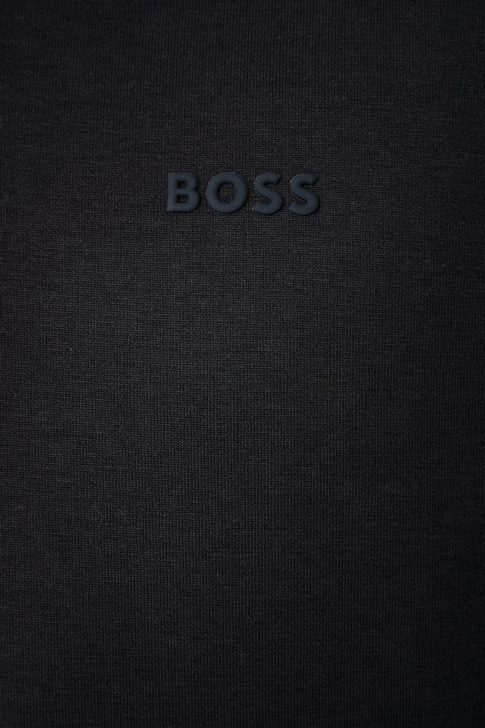 Hanorac pentru bărbați cu bumbac Sweat BOSS Green bleumarin 50565306