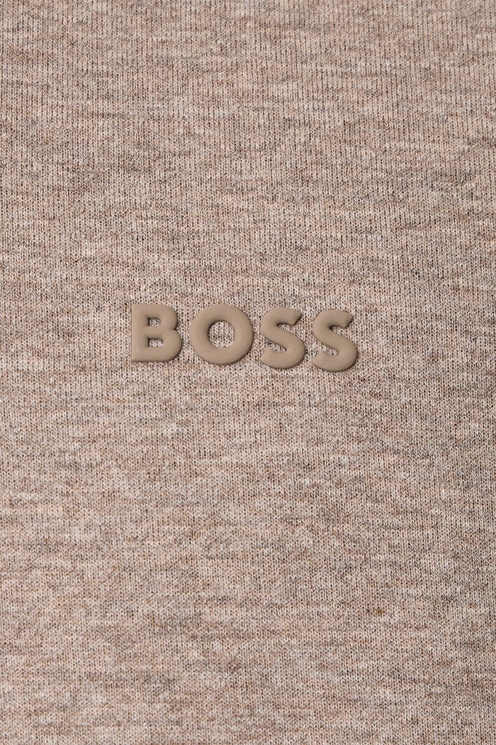 Hanorac pentru bărbați cu bumbac Sweat BOSS Green maro 50565306