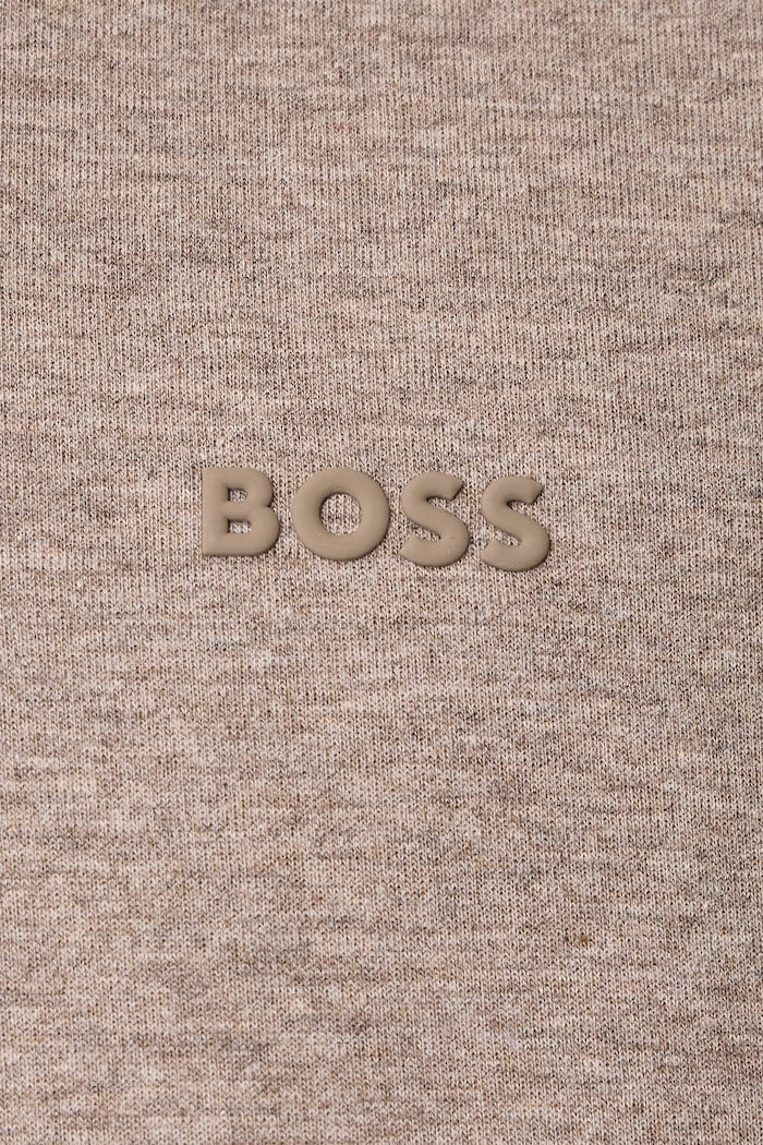 Hanorac pentru bărbați cu bumbac Sweat BOSS Green maro 50565306