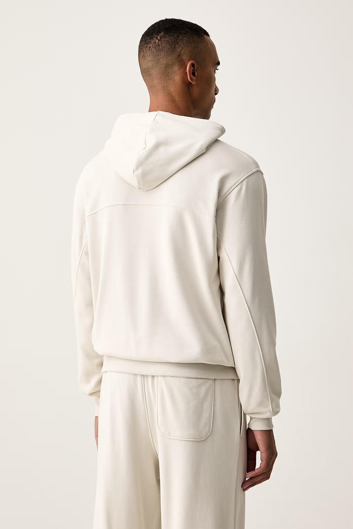 Odzież Under Armour Bluza treningowa męska z bawełną Rival LW Hoodie 6012335.110 beżowy