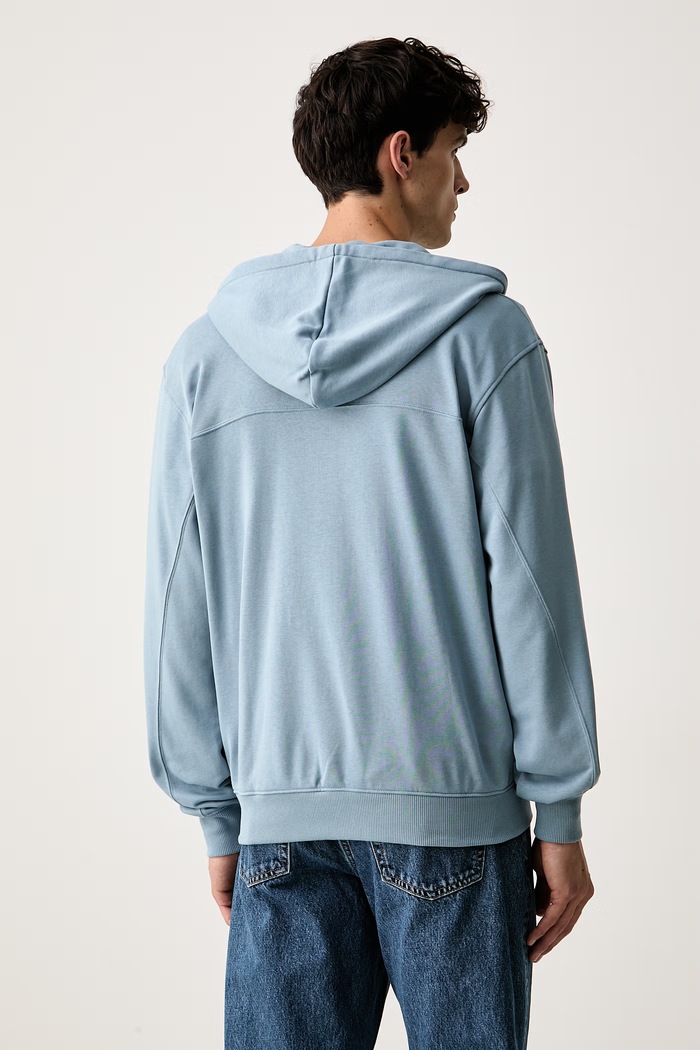 Odzież Under Armour bluza z kapturem męska z bawełną Rival 6009346.448 niebieski