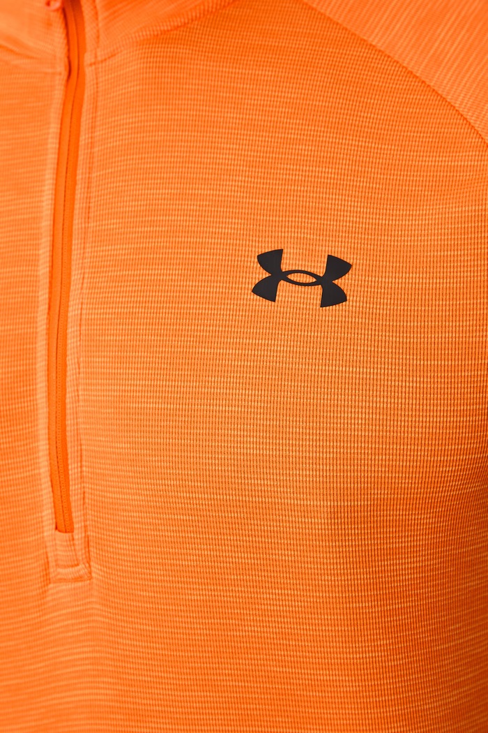 Bluza rozpinana męska Tech Textured Under Armour pomarańczowy 1382797.808