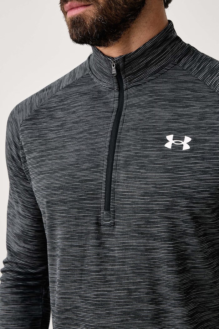 Bluza treningowa męska Tech Textured Under Armour 1382797.001 czarny
