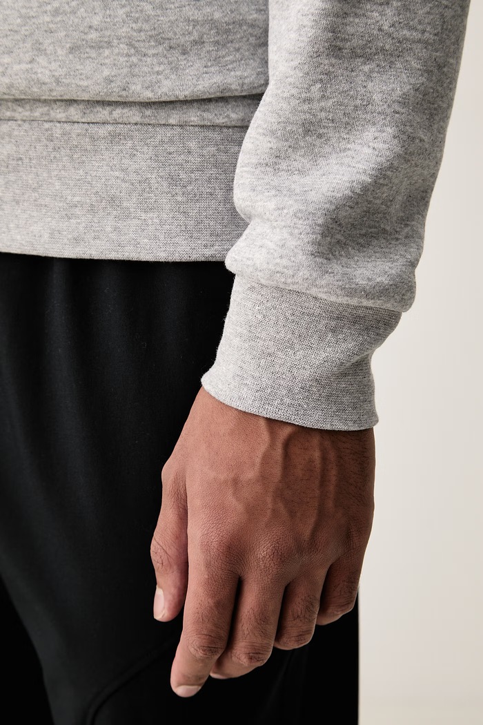 Bluza męska z bawełną Essential Fleece Under Armour szary 1374250.011