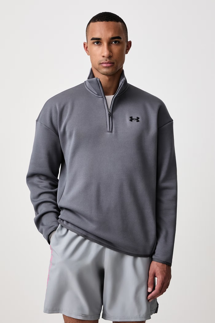 Under Armour Μπλούζα γυμναστικής ανδρική Armour Fleece γκρί 6017114