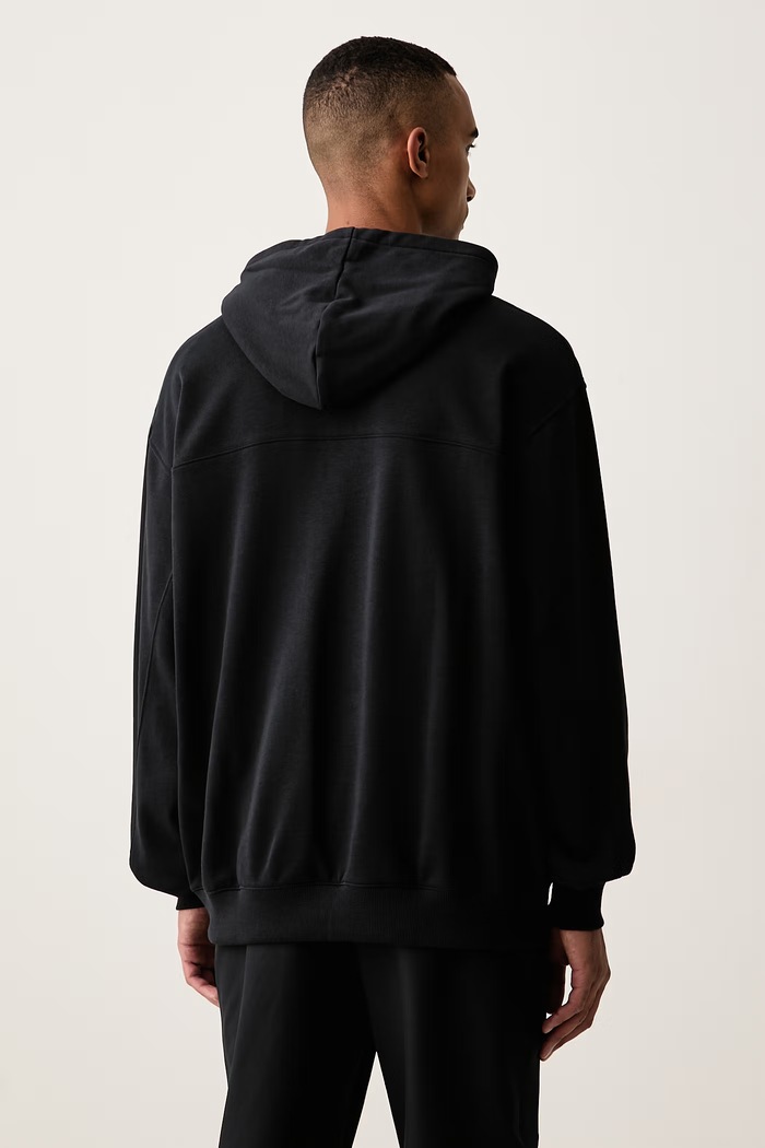 Odzież Under Armour Bluza z kapturem męska z bawełną Rival 6014686 granatowy